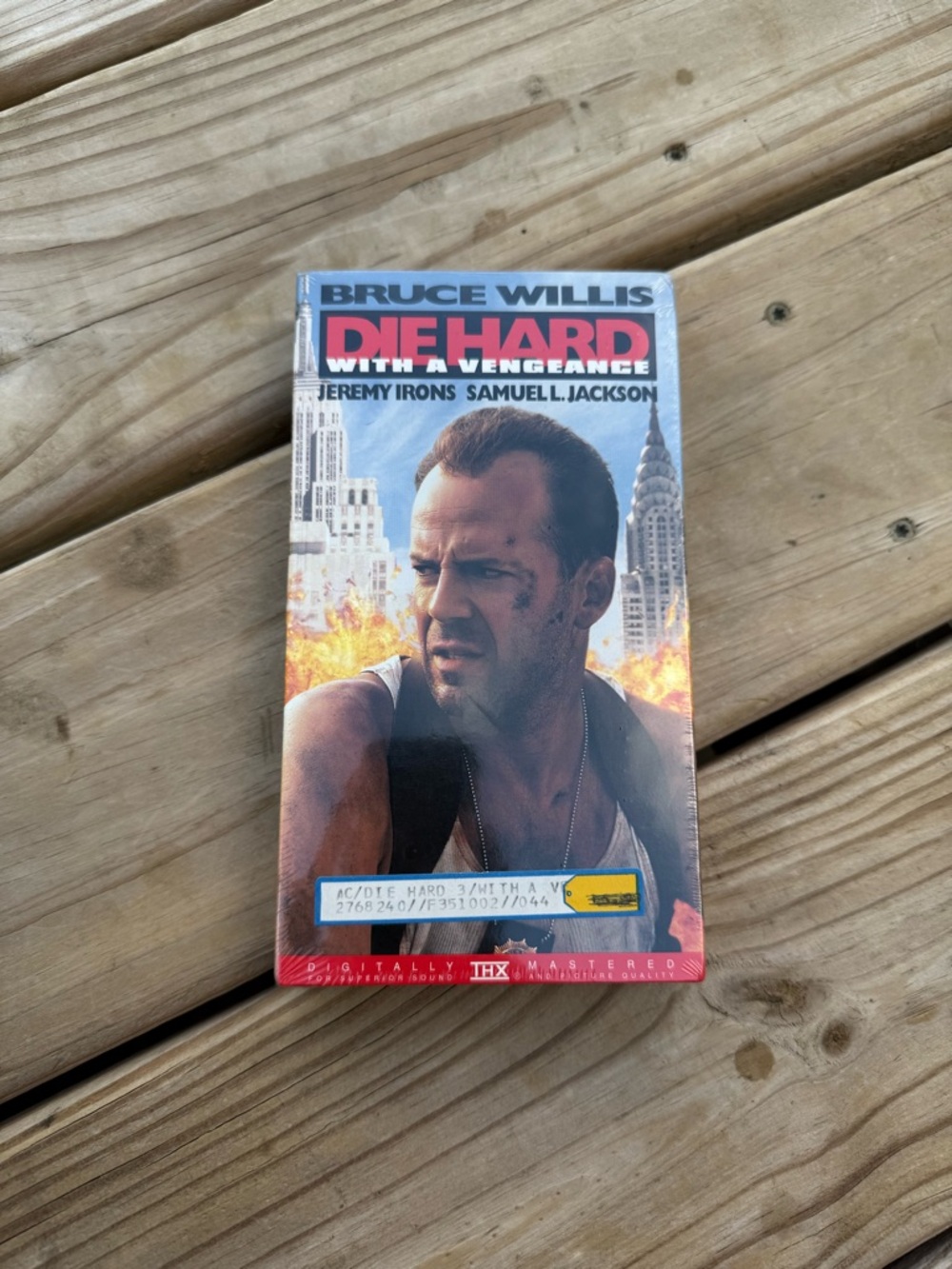 Die Hard With a Vengeance VHS - Blue Cover SEALED
